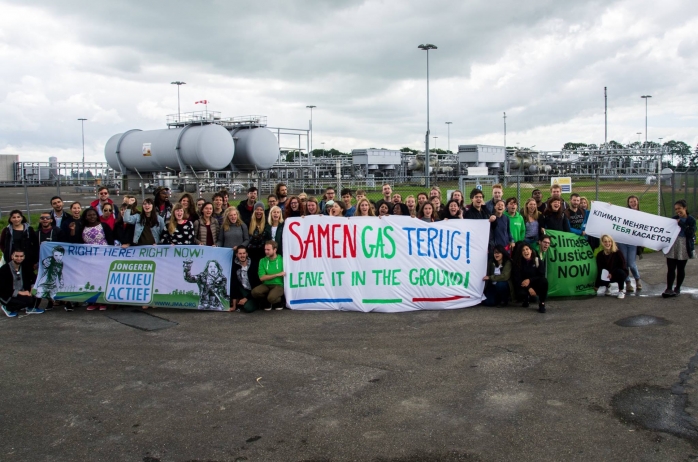 n mielenilmaus Groningenin kaasuporauskentällä