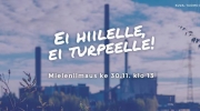 Ei hiilelle, ei turpeelle -mielenilmaus 30.11.2016