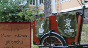 Syyskuun liittymislahjana on Helsingin seudun Maan ystävien painama kangaskassi. Voit valita olallesi mukana kulkemaan joko härkäpapu- tai sorsa-aiheisen kangaskassin!