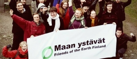Iloinen kevätvuosikokousporukkamme männävuodelta