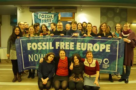 Fossil Free Europe -kampanjatapaaminen Krakovassa