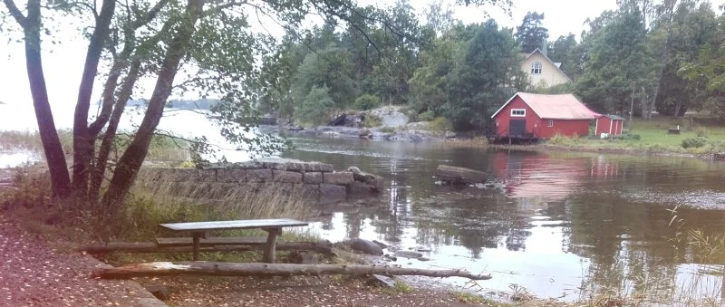 Meriharjun luontotalo saunaranta
