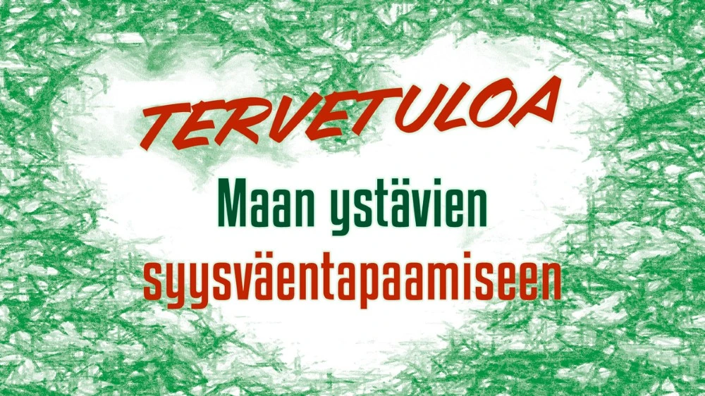 Tervetuloa syysväentapaamiseen