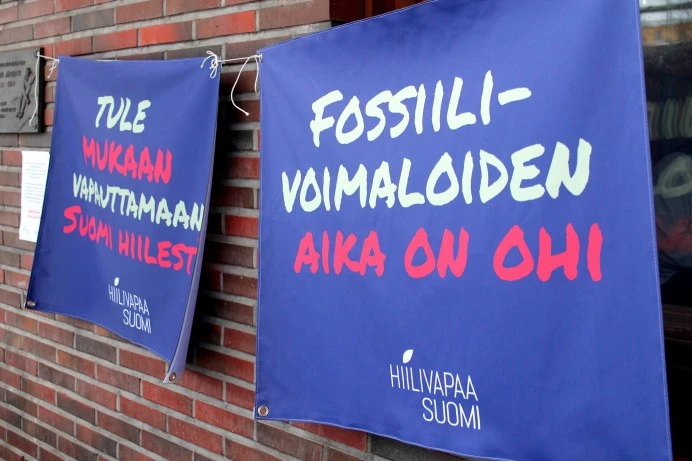 Fossiilivoimaloiden aika on ohi!